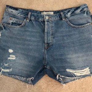 Topshop “Ashley” Jean Shorts